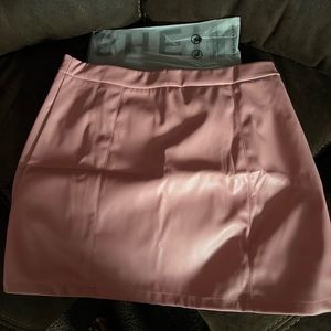 Womens plus size 20 new SHEIN faux leather skirt